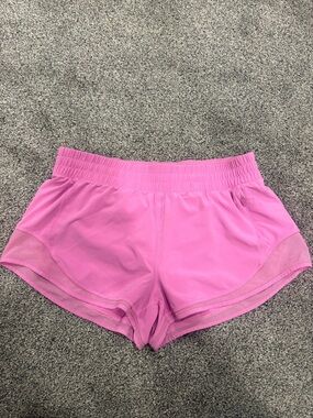 Aritzia Bright Pink Athletic Running Shorts